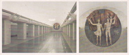 Postcard Unused 1987 - The Moscow Metro -  Polianka  Station - 1985 - Métro