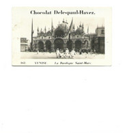 Chromo/Photo Venise Basilique St Marc Italie Italia Italy 65 X 40 Mm Pub: Chocolat Delespaul-Havez Bien 2 Scans - Menier