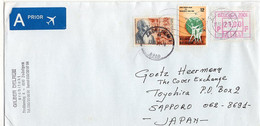 L27574 - Belgien - 2001 - 21F ATM "Belgica 2001" Etc. A. Luftpostbrief ZEDELGEM -> Japan - Other & Unclassified