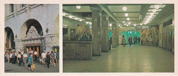 Postcard Unused 1979 - The Moscow Metro - Komsomolskaya  Station - 1935 - Métro