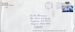 L27599 - USA - 2001 - 80c. Mt.McKinley EF A. Brief BALTIMORE -> Japan - Brieven En Documenten