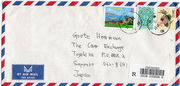 L27607 - China / Taiwan - 2001 - $50 MiF A. R-Luftpostbrief Von CHUNGHO Nach Japan - Storia Postale