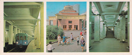 Postcard Unused 1979 - The Moscow Metro -  Kalininskaya-Arbatskaya-Smolenskaya   Stations - 1935 - Métro
