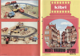 Catalogue KIBRI 1972/73 Model Railroad Accessories HO N Gauge - Inglés