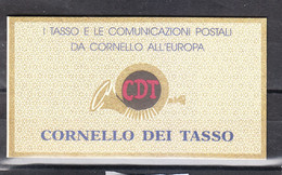 Italia   -  1993.  Libretto Cornello Dei Tasso. MNH - Libretti