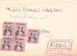 TURKEY - LETTER  > CYPRUS 1972 /QF176 - Storia Postale