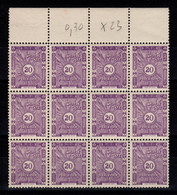 Cote Des Somalis - Taxe YV 14 N** Luxe En Bloc De 12 , Cote 3,60 Euros - Unused Stamps