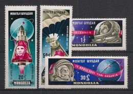 Mongolia - 1961 - N°Yv. 193 à 196 - Gagarin - Neuf Luxe ** / MNH / Postfrisch - Mongolie