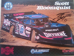 Scott Bloomquist ( American Race Car Driver) - Authographs