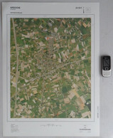 ARDOOIE In 1990 GROTE-LUCHT-FOTO 48x67cm KAART 1/10.000 ORTHOFOTOPLAN TOPOGRAPHIE PHOTO AERIENNE R699 - Ardooie