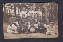 Carte Photo  Alberti Lager Hammelburg  Militaria Deutsche Armee ( Pipe Chope De Biere 46687) - Hammelburg