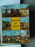 Nederland Holland Pays Bas Sneek Snits Met Molen - Sneek