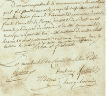 BATAILLE DE QUIBERON 1795 Comite De Salut Public Cambaceres Treilhard Henry-Lariviere Marec Pontecoulant - Historische Dokumente