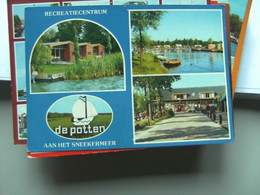 Nederland Holland Pays Bas Sneek Snits Met Recreatiecentrum De Potten - Sneek