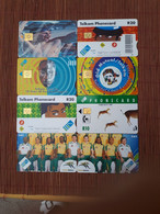 8 Nice Phonecards South Africa Used Rare - Afrique Du Sud