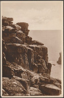 Dr Johnson, Lands End, Cornwall, C.1920s - RP Postcard - Land's End