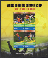 Soccer World Cup 2010 - TUVALU - Sheet MNH - 2010 – South Africa