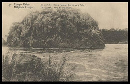 CP/PK 5c ° - 67 - Le Lualaba Rocher Formant Les Portes D'enfer / Rots Der Hellepoort - Leopoldville 1913 - Entiers Postaux