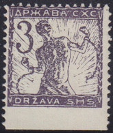 545.Yugoslavia SHS Slovenia 1919 Definitive ERROR Down Imperforated MNH Michel 99 - Non Dentelés, épreuves & Variétés