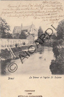 Carte Postale/Postkaart - DIEST - Le Demer Et L'Eglise St Sulpice - Chocolat Des Patrons Patissiers (A295) - Diest