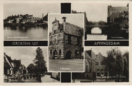 CPA AK APPINGEDAM Groeten Uit NETHERLANDS (728353) - Appingedam