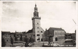 CPA AK Hulst Stadhuis Met Markt NETHERLANDS (728868) - Hulst