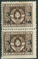 540.Yugoslavia 1949 Definitive ERROR Down Imperforated MNH Michel 581 - Sin Dentar, Pruebas De Impresión Y Variedades