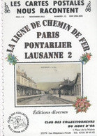 Fascicule N° 12 Ligne De Chemin De Fer Paris-Pontarlier - Lausanne - Unclassified