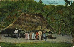 PC CPA PANAMA, INDIAN CAMP, PROVINCE OF CHIRIQUI, Vintage Postcard (b26321) - Panama