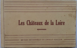 Les Châteaux De La Loire - 20 Vues Détachables En Emaillé Couleur - Combier, Mâcon - Centre-Val De Loire