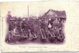 PC CPA LAOS, JPRISONNIER MULIS DE LA CANGUE, Vintage Postcard (b26722) - Laos