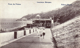 PC CPA MOZAMBIQUE, LOURENCO MARQUES, POLANA BEACH, Vintage Postcard (b26746) - Mozambique