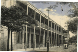 PC CPA MOZAMBIQUE, GOVERNMENT OFFICES BEIRA, Vintage Postcard (b26751) - Mozambique