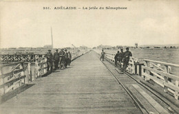 PC CPA AUSTRALIA, ADELAIDE, JETÉE DU SÉMAPHORE, Vintage Postcard (b27138) - Adelaide