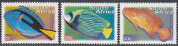 South Africa 2002-2003 - Definitive Stamps: Fish - Selection Of 3 Stamps Perf. K 13 Mi 1285 C, 1288 C, 1290 C ** MNH - Neufs