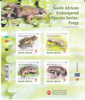 Zuid Afrika 2020, Postfris MNH, South African Endangered Frogs - Neufs