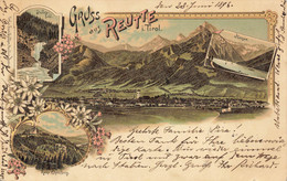 Gruss Aus Reutte   Voyagée En 1896 - Other