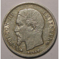 France, Napoléon III, 50 Centimes 1859 BB Strasbourg, TB/TTB, Gadoury: 414 - 50 Centimes