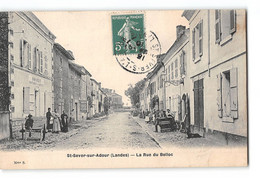 CPA 40 Saint Sever Sur Adour La Rue Belloc - Saint Sever