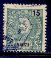 ! ! Zambezia - 1903 D. Carlos 15 R - Af. 46 - Used - Zambezië