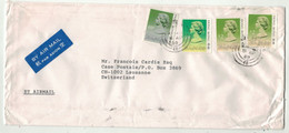 Grande-Bretagne // Ex Colonies Et Protectorat // Hong Kong // Lettre Pour La Suisse (Lausanne) Grande Lettre - Storia Postale