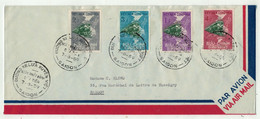 Viêt-Nam // Vietnam Du Sud // Lettre FDC 1er Jour Pour Saigon Du 7.08.1959 (Grande Lettre) - Viêt-Nam