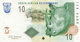 South Africa (SARB) 10 Rand ND (2009)  Sign.: Gill M. UNC Cat No. P-128b / ZA757b - Sudafrica