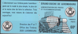 Lussemburgo 1986 UnN°L1106 Completo Con 10v MNH/** Vedere Scansione - Markenheftchen
