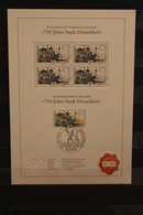 Deutschland 1988, Schwarzdruck: 750 Jahre Stadt Düsseldorf, ESST, Nummeriert, Limitiert, MiNr 1369 - Ohne Zuordnung