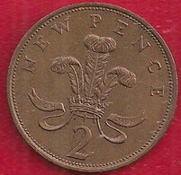 GRANDE-BRETAGNE 2 NEW PENCE - 1980 - 2 Pence & 2 New Pence