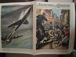 # DOMENICA DEL CORRIERE N 41 - 1956 INCIDENTI AD OSLO PER ROCK AND ROLL / AEREO A RAZZO U.S.A. / TOTO' - Premières éditions