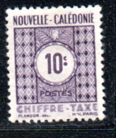 Nouvelle-Calédonie - N° 39 - 1948 - Portomarken