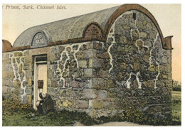 (QQ 21) Channel Island - Sark Island Prison / Jail (very Old Postcard) - Gevangenis