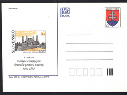 CDV 005 - Postcard - Postkarte - Poll For The Best Stamp Of The Slovak Post 1993 - Briefe U. Dokumente